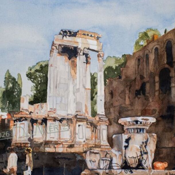 Temple of Vesta - Original 22x15